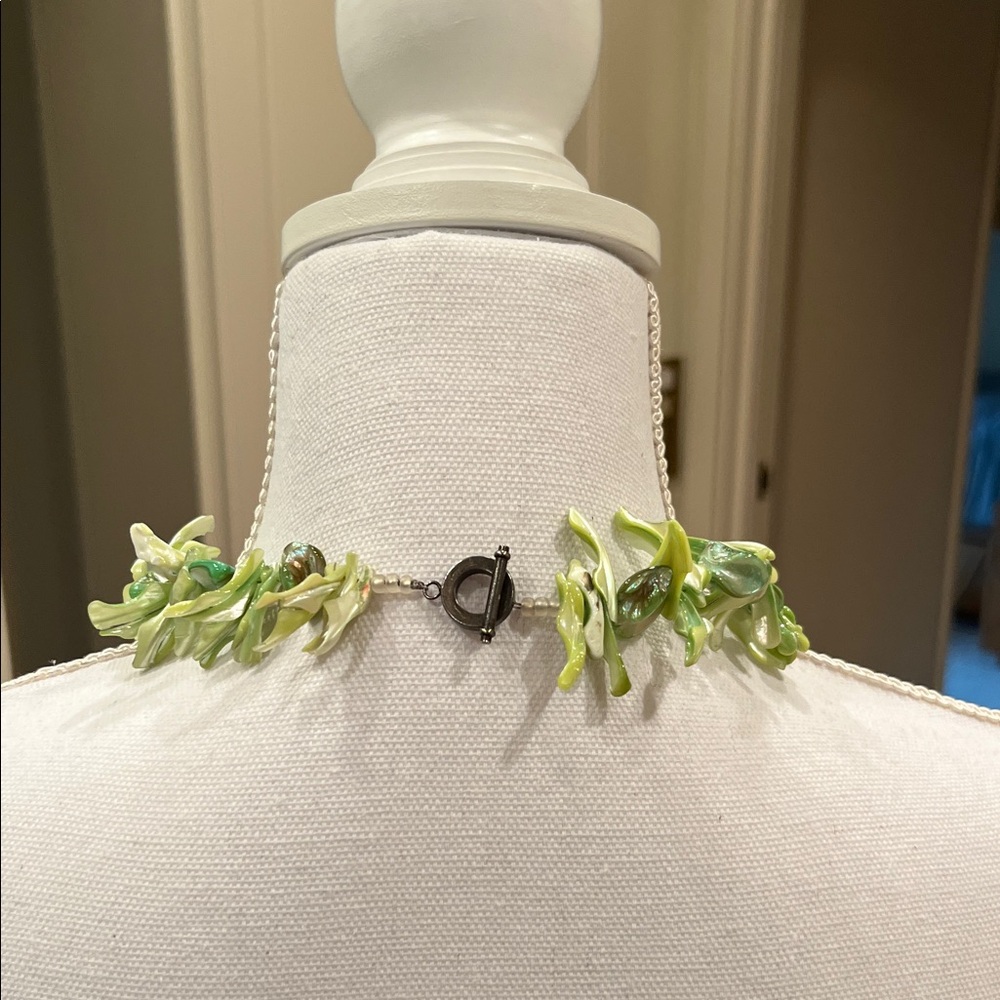 Green Shell Necklace - image 6